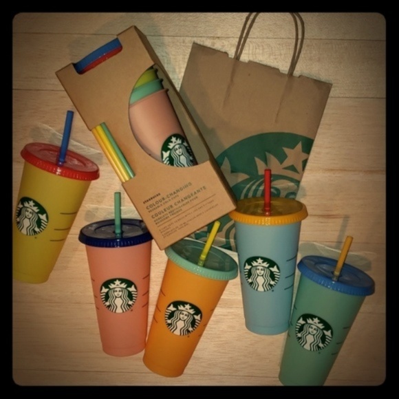 Starbucks Other - ROSE Starbucks Color Changing Cups!